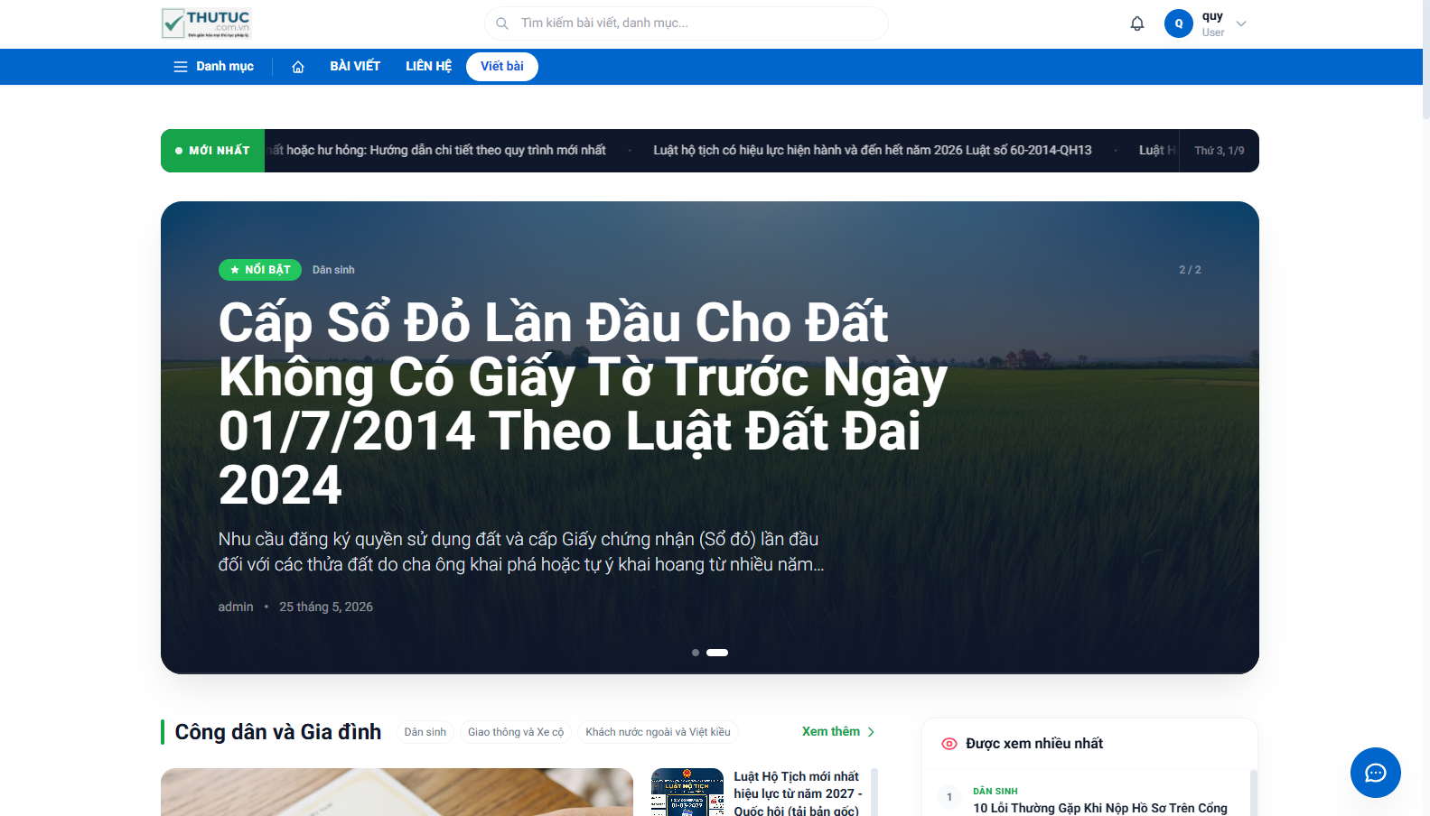 Thủ Tục - Cổng Thông Tin Hướng Dẫn Thủ Tục Hành Chính & Pháp Lý